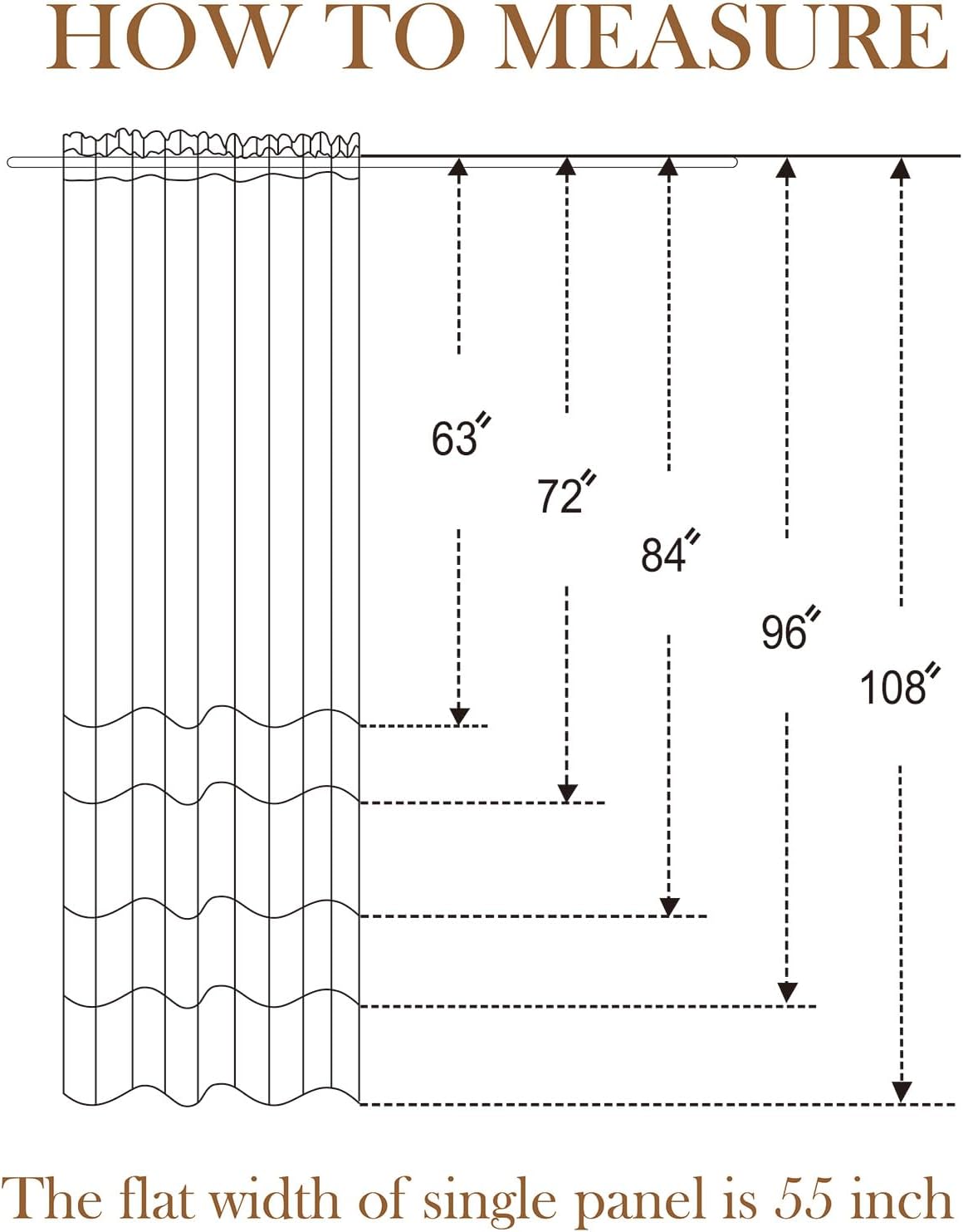 L.Z.E Grey and White Sheer Curtains 84 Inch Long 2 Panels Set, Light Gray Printed Sheer Curtains for Living Room Dining Room, Elegant Wave Pattern Rod Pocket Window Curtains (55W x 84L)